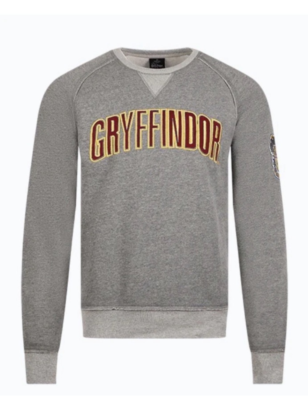 Gryffindor Embroidered Crewneck Sweater - Gray